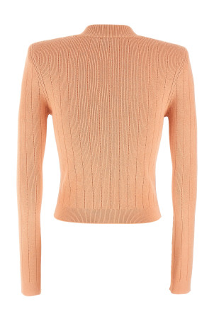Розовый кардиган BALMAIN 'Chiocciola' DF1KL007KB070LB Розовый кардиган BALMAIN 'Chiocciola' DF1KL007KB070LB