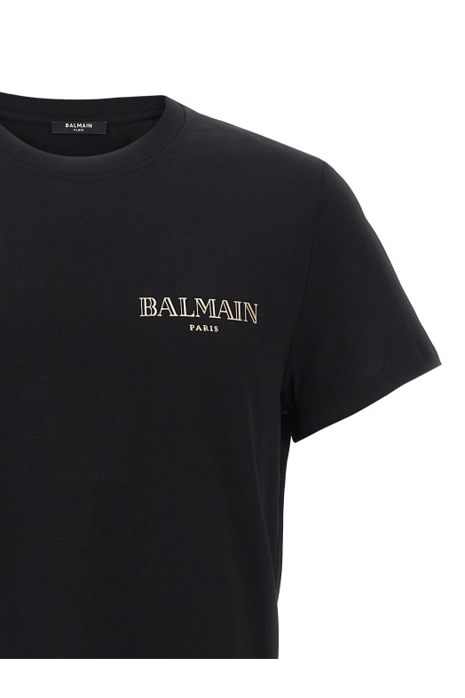 'Balmain Vintage' T-shirt Black 'Balmain Vintage' T-shirt Black
