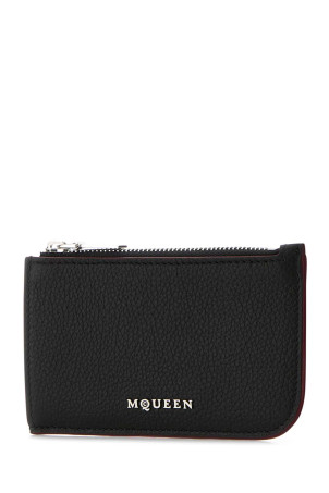 Чорний шкіряний футляр для карток Black ALEXANDER MCQUEEN (8135461VDCC) Чорний шкіряний футляр для карток Black ALEXANDER MCQUEEN (8135461VDCC)