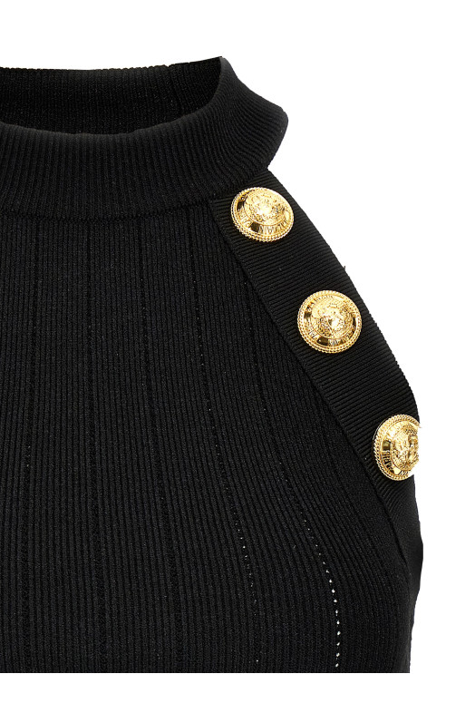 Топ BALMAIN 'Равлик' Чорний EF1AB390KB070PA Топ BALMAIN 'Равлик' Чорний EF1AB390KB070PA