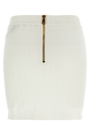 Юбка BALMAIN 'Chiocciola' Белый EF1LB290KB070FA Юбка BALMAIN 'Chiocciola' Белый EF1LB290KB070FA