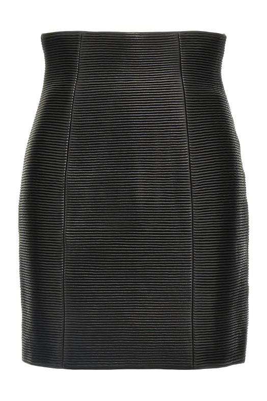 Спідниця BALMAIN 'HW Rolled' Чорна EF1LA495LC620PA Спідниця BALMAIN 'HW Rolled' Чорна EF1LA495LC620PA