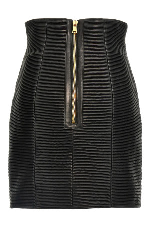 Спідниця BALMAIN 'HW Rolled' Чорна EF1LA495LC620PA Спідниця BALMAIN 'HW Rolled' Чорна EF1LA495LC620PA