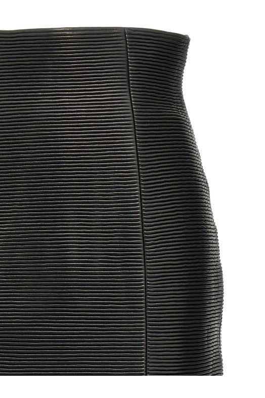 Спідниця BALMAIN 'HW Rolled' Чорна EF1LA495LC620PA Спідниця BALMAIN 'HW Rolled' Чорна EF1LA495LC620PA