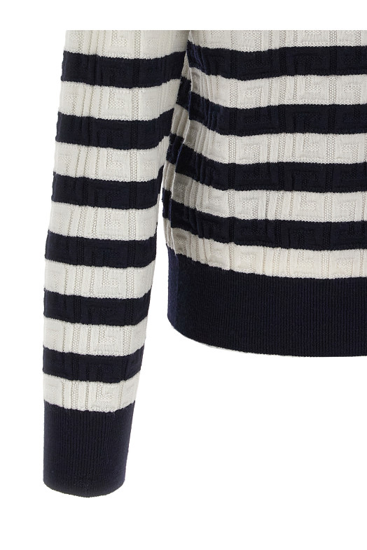 Светр BALMAIN 'PB' Багатобарвний EH1KD106KI01GCR Светр BALMAIN 'PB' Багатобарвний EH1KD106KI01GCR