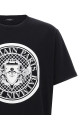 Бархатная футболка с логотипом Черно-серый BALMAIN EH1EG010BB17EAB Бархатная футболка с логотипом Черно-серый BALMAIN EH1EG010BB17EAB