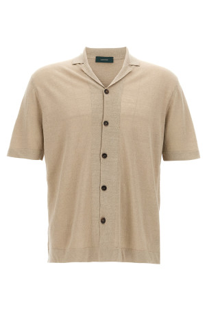 linen shirt Beige linen shirt Beige