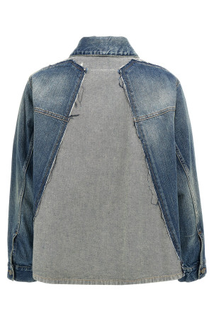 Многослойная джинсовая куртка Синий MM6 MAISON MARGIELA S52AM0314M30016961 Многослойная джинсовая куртка Синий MM6 MAISON MARGIELA S52AM0314M30016961