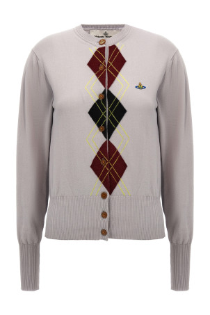 Многоцветный кардиган VIVIENNE WESTWOOD 'Argyle' 1803005RY003DP401 Многоцветный кардиган VIVIENNE WESTWOOD 'Argyle' 1803005RY003DP401