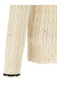 'V' neckline sweater White 'V' neckline sweater White