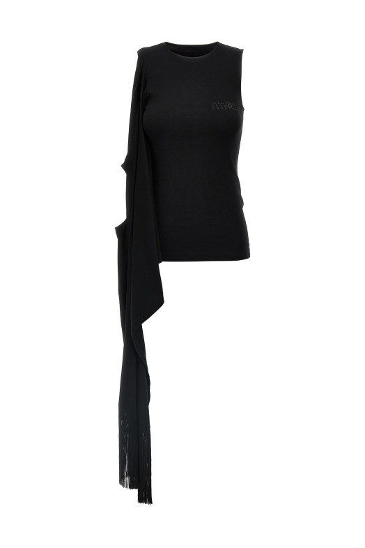 Draped top Black Draped top Black
