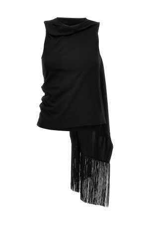 Драпированный топ Черный MM6 MAISON MARGIELA S52NL0069MTJ017961 Драпированный топ Черный MM6 MAISON MARGIELA S52NL0069MTJ017961