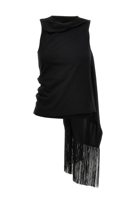 Draped top Black Draped top Black