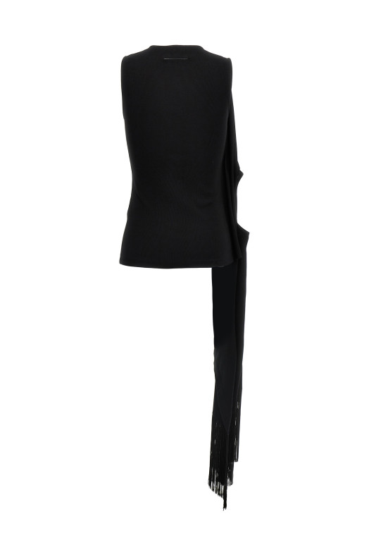 Draped top Black Draped top Black