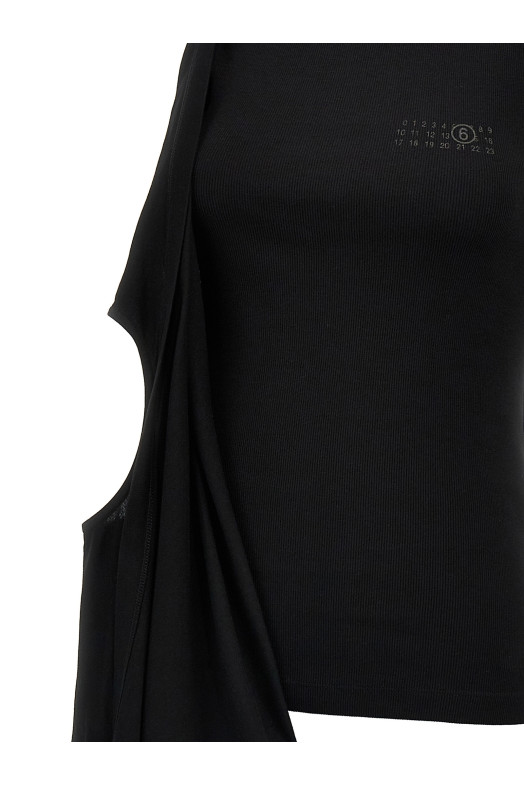 Draped top Black Draped top Black