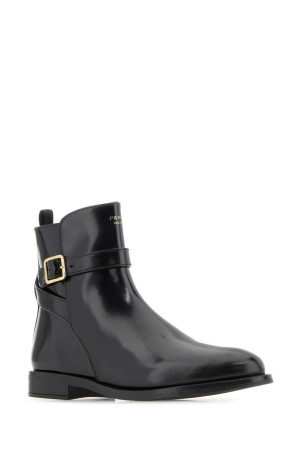 Черные кожаные ботильоны Black PRADA (1T846NF025055) Черные кожаные ботильоны Black PRADA (1T846NF025055)