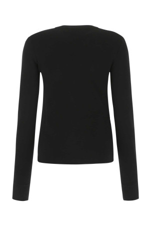 Черный свитер из эластичной шерстяной смеси Черный ALEXANDER MCQUEEN (710250Q1A3M) Черный свитер из эластичной шерстяной смеси Черный ALEXANDER MCQUEEN (710250Q1A3M)