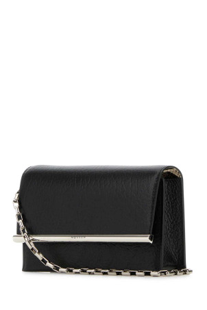 Черная кожаная мини-сумка Cross-Bar Черный ALEXANDER MCQUEEN (8133291VDBS) Черная кожаная мини-сумка Cross-Bar Черный ALEXANDER MCQUEEN (8133291VDBS)