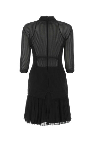 Черное мини-платье из эластичного вискозного смесового материала GIVENCHY (BW21GR4ZFD) Черное мини-платье из эластичного вискозного смесового материала GIVENCHY (BW21GR4ZFD)