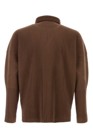 Brown polyester shirt HOMME PLISSE' ISSEY MIYAKE (HP48JJ123) Brown polyester shirt HOMME PLISSE' ISSEY MIYAKE (HP48JJ123)