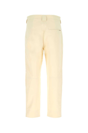 Хлопковые брюки цвета слоновой кости JIL SANDER (JSMT310531MT242000) Хлопковые брюки цвета слоновой кости JIL SANDER (JSMT310531MT242000)