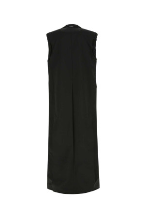 Черное пальто из эластичной шерсти Black VETEMENTS (UE52CO400B) Черное пальто из эластичной шерсти Black VETEMENTS (UE52CO400B)