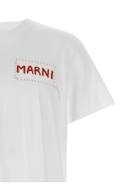 Logo patch t-shirt White Logo patch t-shirt White
