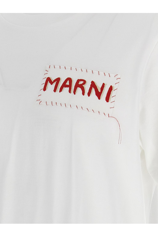 Logo patch t-shirt White Logo patch t-shirt White