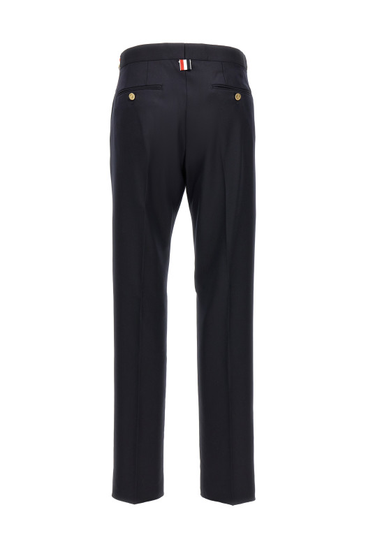 Штани з низькою посадкою Сині THOM BROWNE MTC159A00626415 Штани з низькою посадкою Сині THOM BROWNE MTC159A00626415