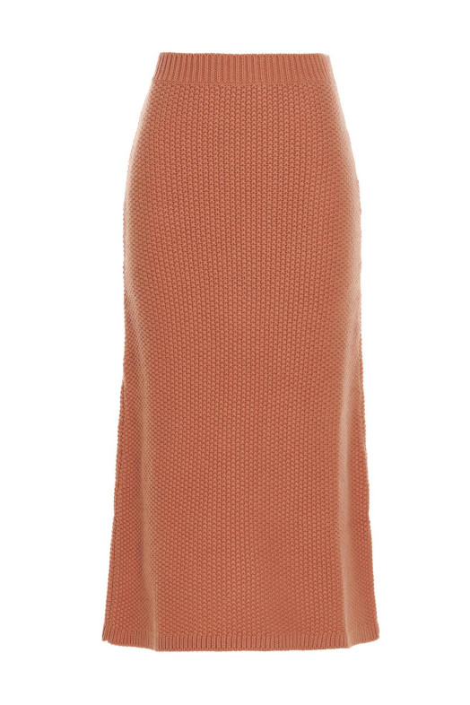 Довга спідниця з трикотажу Помаранчева CHLOÉ (C22AMJ02550871)