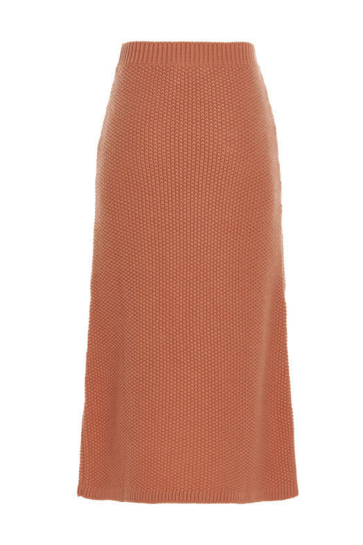 Довга спідниця з трикотажу Помаранчева CHLOÉ (C22AMJ02550871)