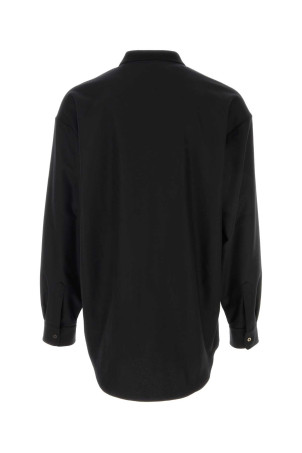 Черная рубашка из смешанной шерсти Stendhal Черная THE ROW (827W3301) Черная рубашка из смешанной шерсти Stendhal Черная THE ROW (827W3301)