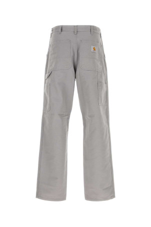 Сірі бавовняні штани з одинарними наколінниками CARHARTT WIP (I03149732)