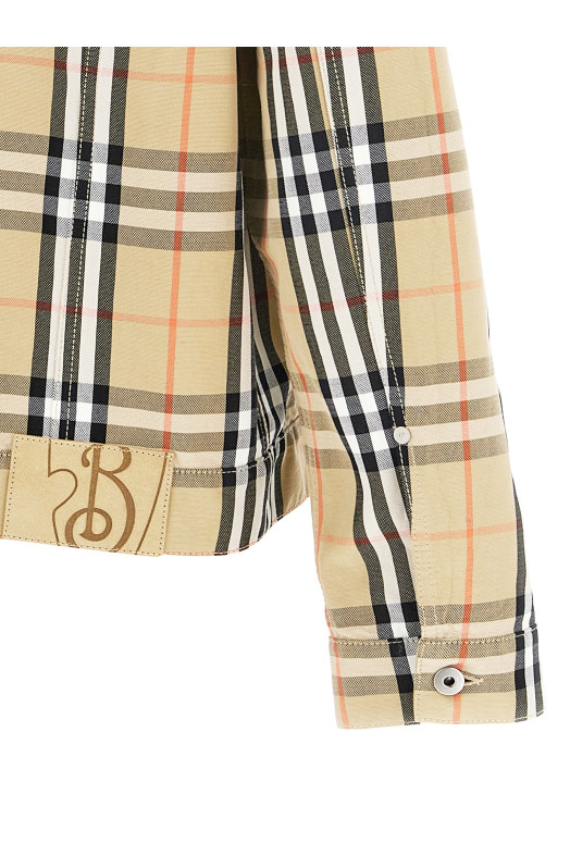 Піджак в клітинку Бежевий BURBERRY 8097582SANDIPCHECK Піджак в клітинку Бежевий BURBERRY 8097582SANDIPCHECK