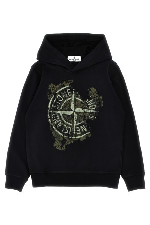 Худі з принтом Чорний STONE ISLAND JUNIOR K1S166100017V0029 Худі з принтом Чорний STONE ISLAND JUNIOR K1S166100017V0029