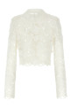 Кардиган з тюлю з макраме Білий ERMANNO SCERVINO D465N336UZG14300 Кардиган з тюлю з макраме Білий ERMANNO SCERVINO D465N336UZG14300