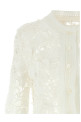 Кардиган з тюлю з макраме Білий ERMANNO SCERVINO D465N336UZG14300 Кардиган з тюлю з макраме Білий ERMANNO SCERVINO D465N336UZG14300