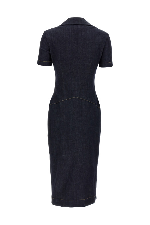 Джинсовое платье Синий GIVENCHY BW22AU5YCE420 Джинсовое платье Синий GIVENCHY BW22AU5YCE420