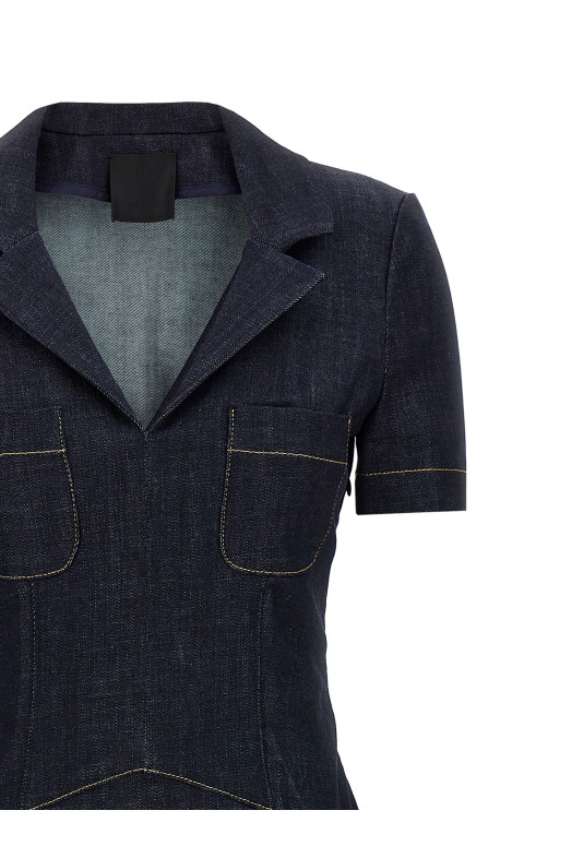 Джинсовое платье Синий GIVENCHY BW22AU5YCE420 Джинсовое платье Синий GIVENCHY BW22AU5YCE420