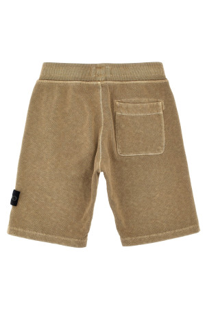 Шорты-бермуды с логотипом Бежевый STONE ISLAND JUNIOR K1S166200002V019A Шорты-бермуды с логотипом Бежевый STONE ISLAND JUNIOR K1S166200002V019A