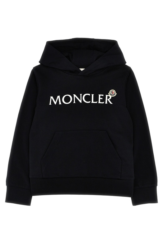 Худі з логотипом Чорний MONCLER ENFANT K19548G0001189AKM999 Худі з логотипом Чорний MONCLER ENFANT K19548G0001189AKM999
