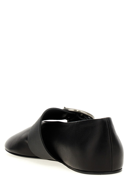 Балетки на пряжках Чорні JIL SANDER J15WZ0031P8175001 Балетки на пряжках Чорні JIL SANDER J15WZ0031P8175001