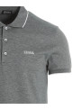 Поло з вишивкою логотипу Сірий ZEGNA E7358A5B746K95 Поло з вишивкою логотипу Сірий ZEGNA E7358A5B746K95
