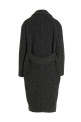 Cocoon' coat Gray