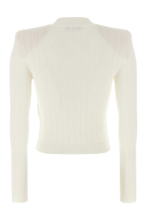 Кардиган на пуговицах с логотипом Белый BALMAIN DF1KL007KB070FA Кардиган на пуговицах с логотипом Белый BALMAIN DF1KL007KB070FA