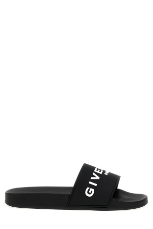 Капсульные слайды Givenchy Plage черно-серые BH301TH1H4001 Капсульные слайды Givenchy Plage черно-серые BH301TH1H4001