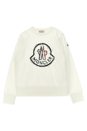 Світшот MONCLER ENFANT 'Scarabocchio' Білий K19548G0000389AKM034 Світшот MONCLER ENFANT 'Scarabocchio' Білий K19548G0000389AKM034