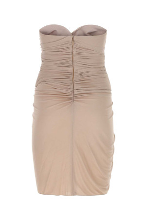 Powder pink crepe mini dress SAINT LAURENT (708358Y5F63) Powder pink crepe mini dress SAINT LAURENT (708358Y5F63)