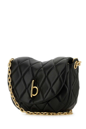 Black leather Rocking Horse shoulder bag Black BURBERRY (8104628) Black leather Rocking Horse shoulder bag Black BURBERRY (8104628)