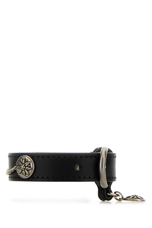 Black leather bracelet Black PRADA (1IB6632HIL) Black leather bracelet Black PRADA (1IB6632HIL)